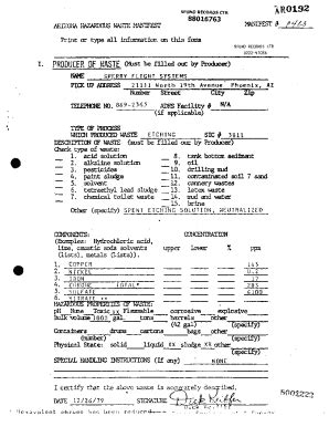 Fillable Online Dtsc Hazardous Waste Manifest Changes Fact Sheet Ca