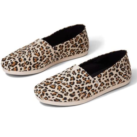 Toms Shoes Womenstoms Classic Birch Leopard Print Toms Poshmark