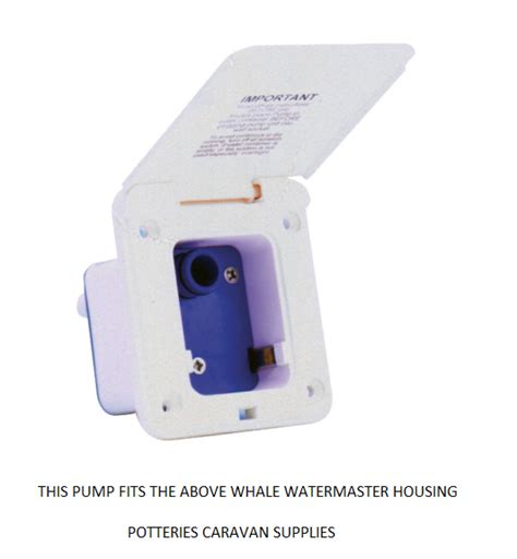 Whale Watermaster Ep Caravan High Flow V Water Pump Plug Bailey