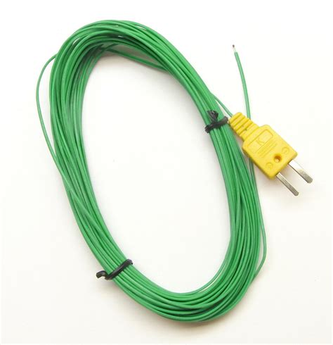 Extra Long Ft M K Type Thermocouple Wire For Digital Thermometer