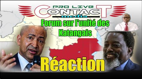 R Action Forum Sur L Unit Des Katangais De Quoi On Parle