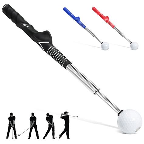 Fause Retractable Golf Swing Training Aid Rhythm Click Sound Warm Up