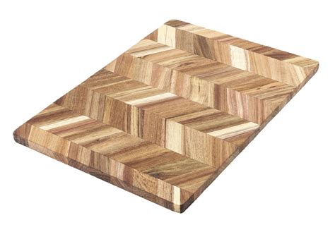 Multifunction Rectangle Engraved Solid Wood Chopping Blocks Countertop