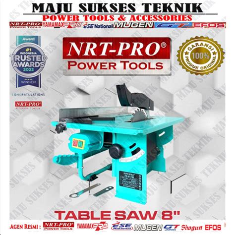 Jual Nrt Pro Ts Table Saw Circular Inch Meja Gergaji Potong Kayu