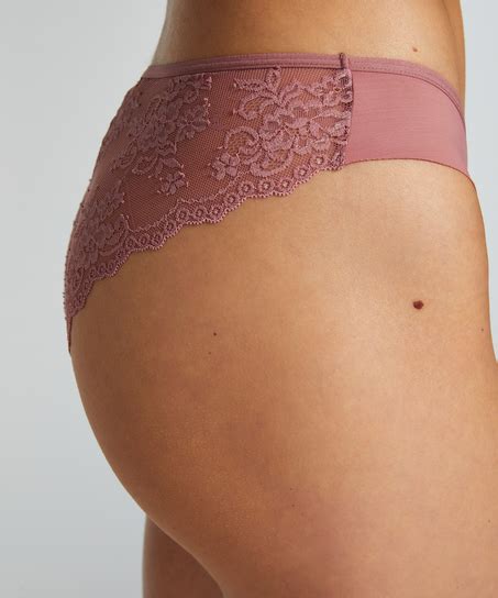 Invisible Lace Back Brazilian Invisible Panties Hunkemöller