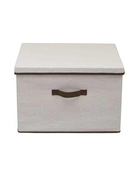 Household Essentials Square Storage Box With Lid Macy S