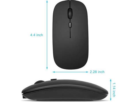 Urbanx Ghz Bluetooth Mouse Rechargeable Wireless Mouse For