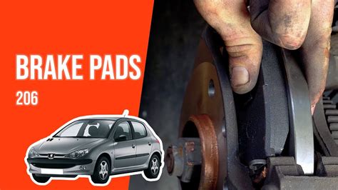 How To Replace The Front Brake Pads Peugeot Youtube