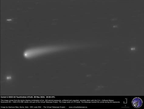 Comet C A Tsuchinshan Atlas A New Image May The