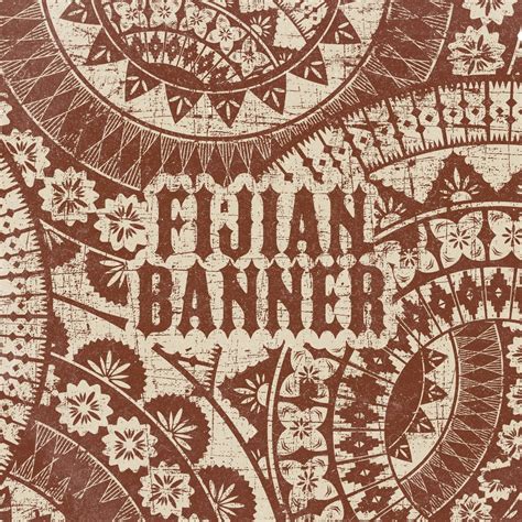 Fijian Pattern Banner Etsy