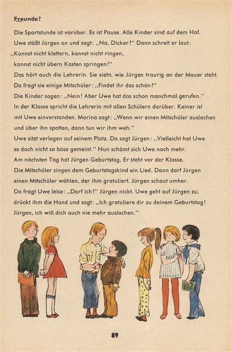 Schoolbook Illustration By Werner Klemke Source Unsere Fibel