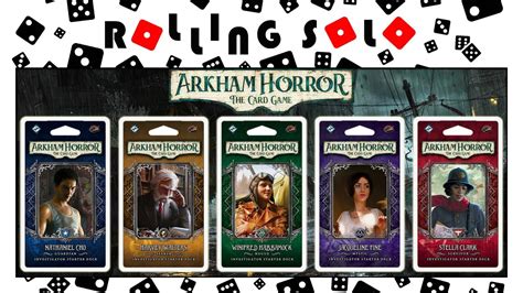 Arkham Horror The Card Game Investigator Starter Decks Unboxing