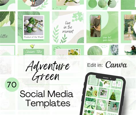 Green Instagram Post Canva Templates The Creatives Desk