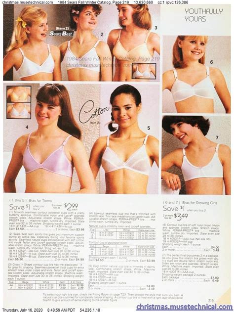 Vintage Sears Catalog Training Bra Telegraph