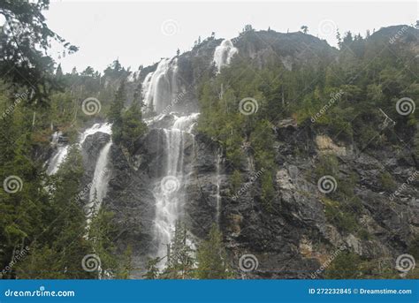 Della Falls - One of Canada S Tallest Waterfalls in Strathcona Provincial Park, BC, Canada Stock ...