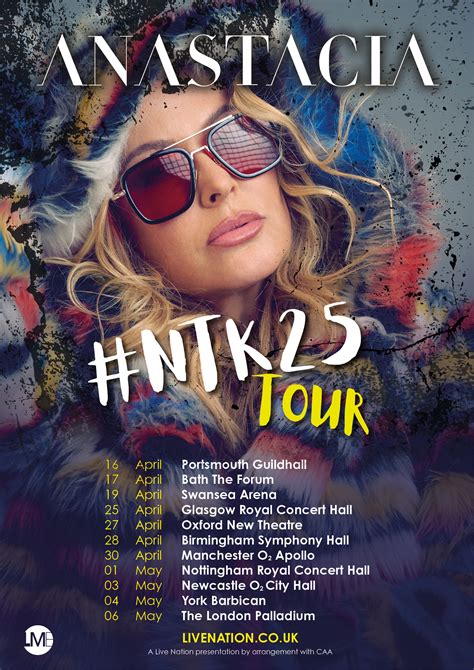 Anastacia Announces The Not That Kind 25th Anniversary European Tour