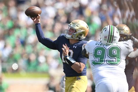 Former Notre Dame QB Tyler Buchner Transfers To Alabama One Foot Down