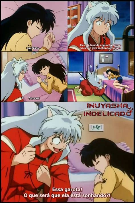 Inuyasha and Kagome | Inuyasha, Inuyasha memes, Anime funny