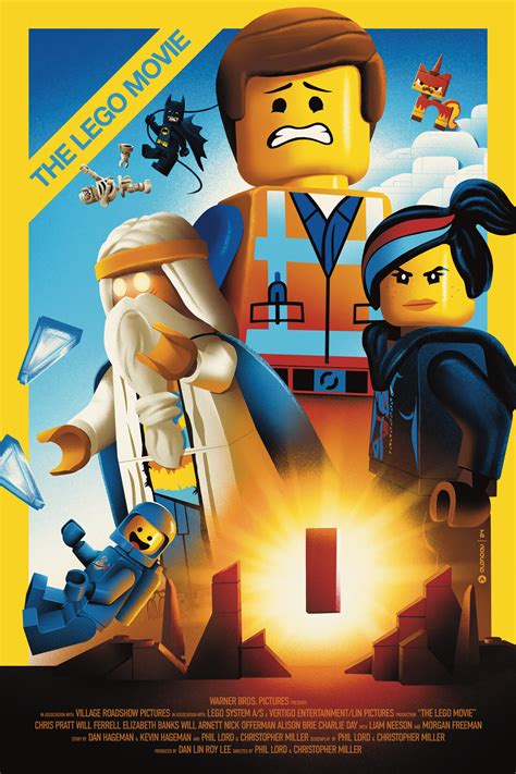 The Lego Movie Poster By Alan David