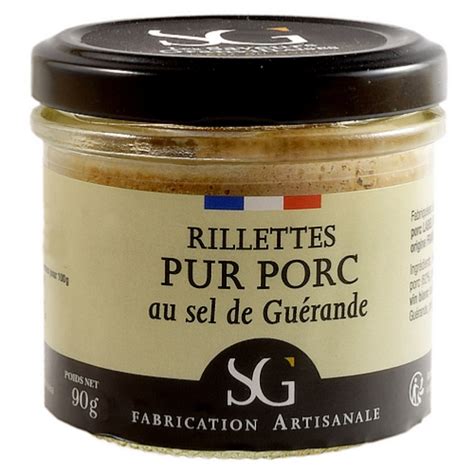 Rillettes pur porc au sel de Guérande 90g Les Saveurs Granvillaises