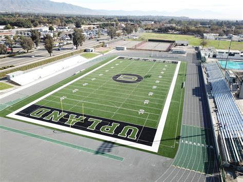 Upland High School - Brock USA - shock pads for artificial turf