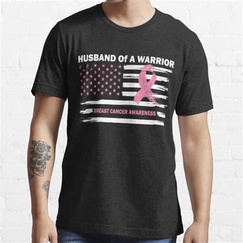 Husband Of A Warrior Breast Cancer Awareness Support Squad T Shirt