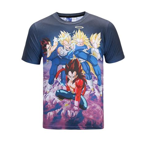 Dragon Ball Z Vegeta Goku Costume Funny Men T Shirt Fashion Tshirts