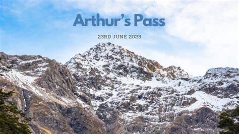 Arthur S Pass New Zealand K Video Filmed On Canon Eos R C Youtube