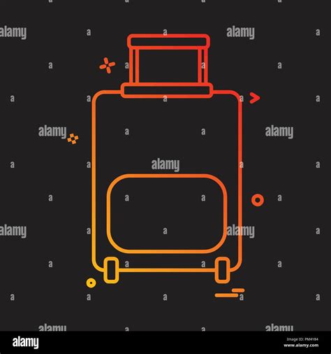 Travel Bag Icon Design Vector Stock Vector Image Art Alamy