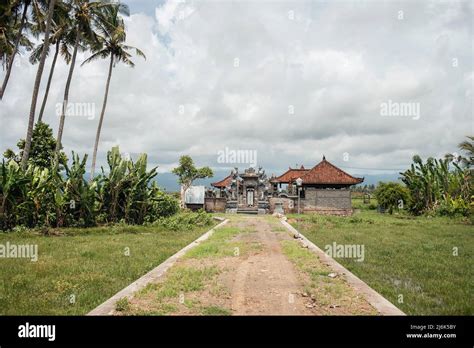 A Road To A Temple In Jembrana Regency Bali Indonesia Stock Photo Alamy