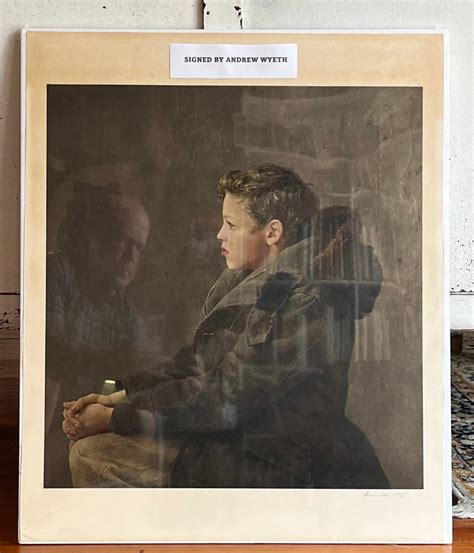 Andrew Wyeth Signed Nicholas Lithograph Poster Andrew Wyeth Signed