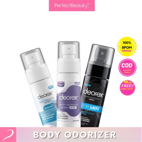 Jual DEOREX Body Odorizer Spray 60ml Shopee Indonesia