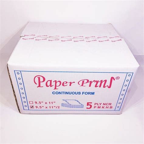 Jual Kertas Komputer Continuous Form 5ply Rangkap 5 9 5x11 Paper Prins