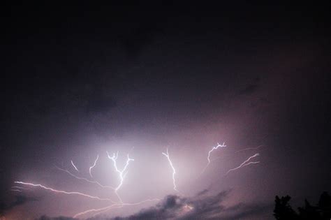 Fondos De Pantalla Oscuro Noche Cielo Nubes Rel Mpago Tormenta