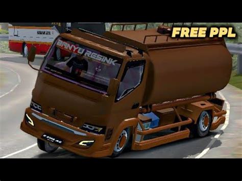 SHARE LIVERY POLOS CANTER BOX BY ACILL REBECCA MOD BUSSID TERBARU