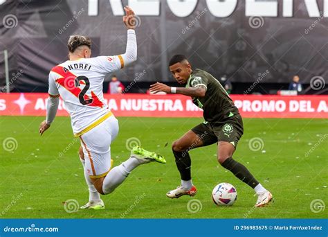 Madrid Spain November Soccer Match Between Rayo Vallecano