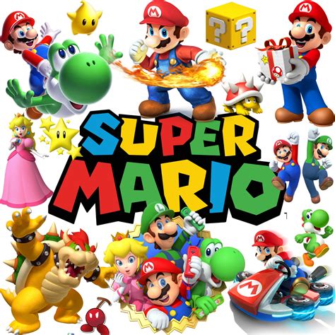 Super Mario Bundle I Super Mario PNG I Super Mario Clipart I Super ...