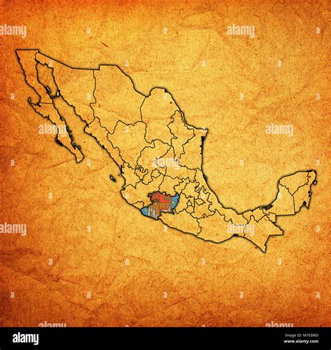 Michoacan Map Hi Res Stock Photography And Images Alamy