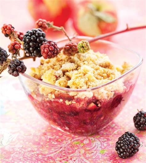 Apple And Blackberry Crumble Recipe Food Magazine