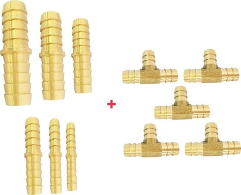 Amazon TL TOOLEGIN Brass Hose Barb Fitting Union Splicer Mender