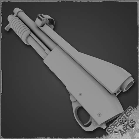 Masterkey Shotgun 3d Model