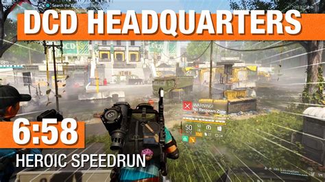 The Division Speedrun Dcd Headquarters Heroic Kim Madsen