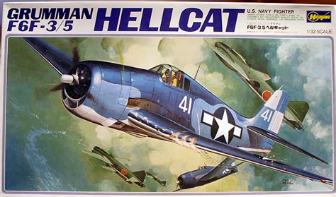 Hasegawa Grumman F6F 3 5 Hellcat Large Scale Planes