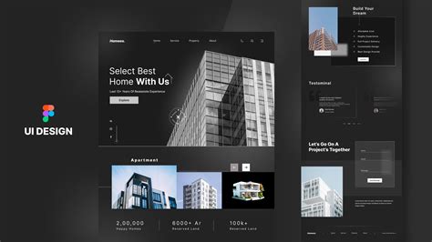 Real Estate Website UI Design Figma Web Design Tutorial For Beginners