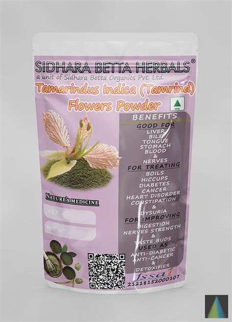 Tamarindus Indica Flower Powder Tamrind Flower Sidhara Betta Herbals