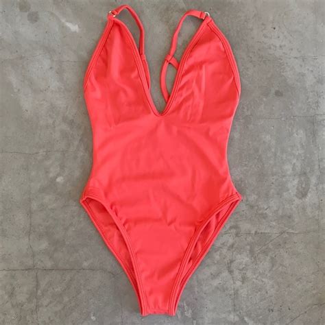 Gooseberry Swim One Piece Coral Bathing Suit Poshmark