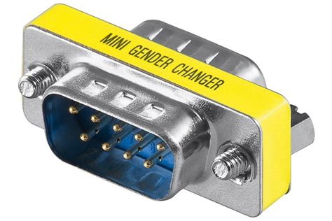 Gender Changer D Sub Pin Han Til Han Adapter