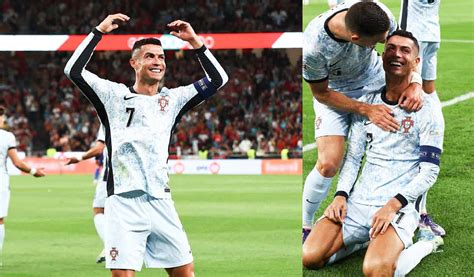 Cristiano Ronaldo Scores Th Career Goal In Portugals Win Over