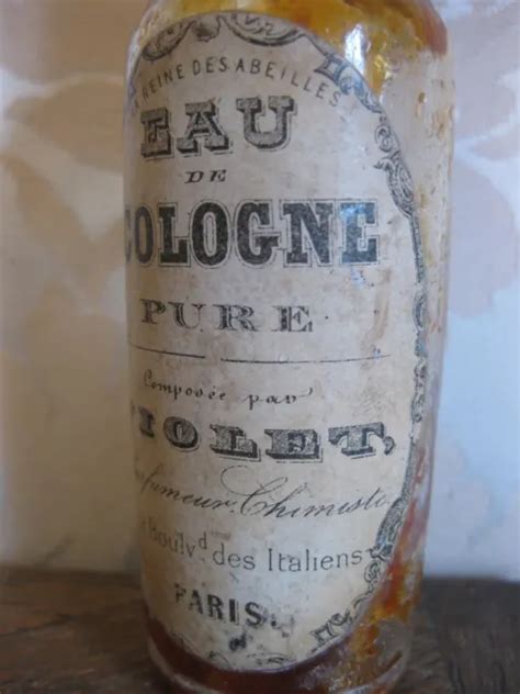 Rare Ancien Flacon D Eau De Cologne Vers Eur Picclick Fr