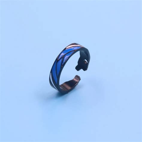 Anime Demon Slayer Ring Kimetsu No Yaiba Kamado Tanjirou Adjustable